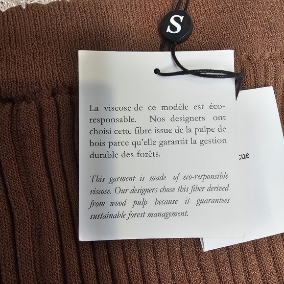 NWT ♡ SANDRO PARIS ♡ Ribbed Knit Lingerie Sleepwear Shorts SIZE 40 (MEDIUM) - Picture 14 of 16